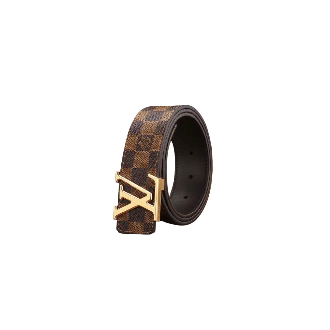 Louis Vuitton 'Brown Gridline Collection' Women Belt