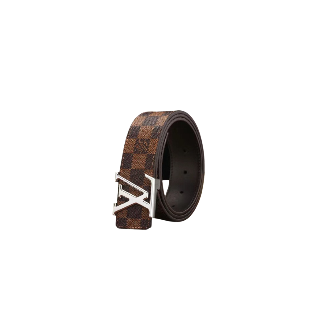 Louis Vuitton 'Brown Gridline Collection' Women Belt