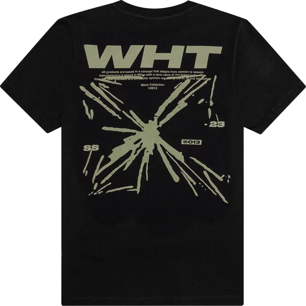 Off-White Splashy Arrow Slim Short-Sleeve Tee 'Black/Beige'