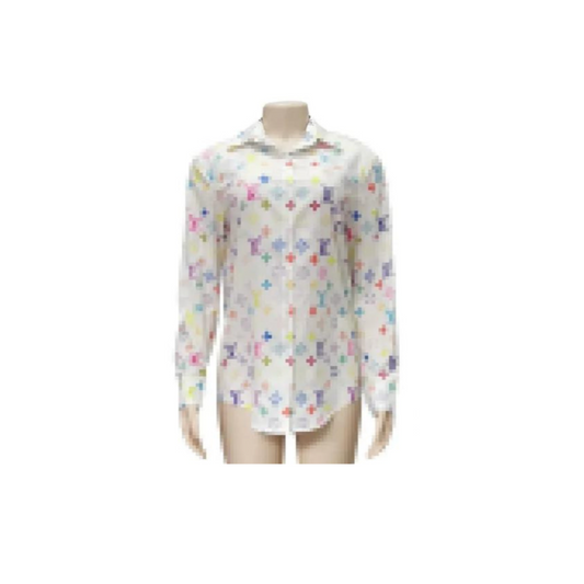 Louis Vuitton 'Rainbow' Blouse