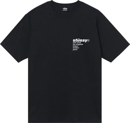 Stussy Strawberry Tee 'Black'