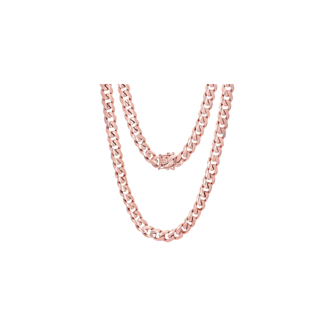 GRA 'Rose Gold' Cuban Chains