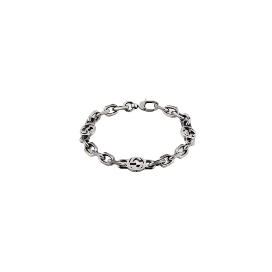 Gucci 'Interlocking Silver' Bracelet