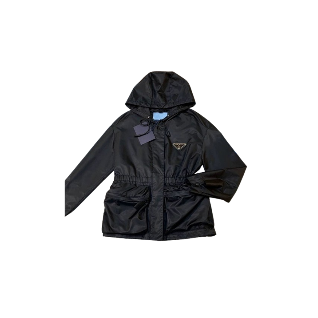 Prada 'Nylon Windbreaker' Women Hoodie