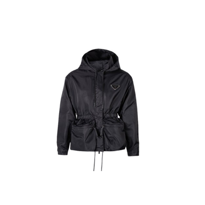 Prada 'Nylon Windbreaker' Women Hoodie