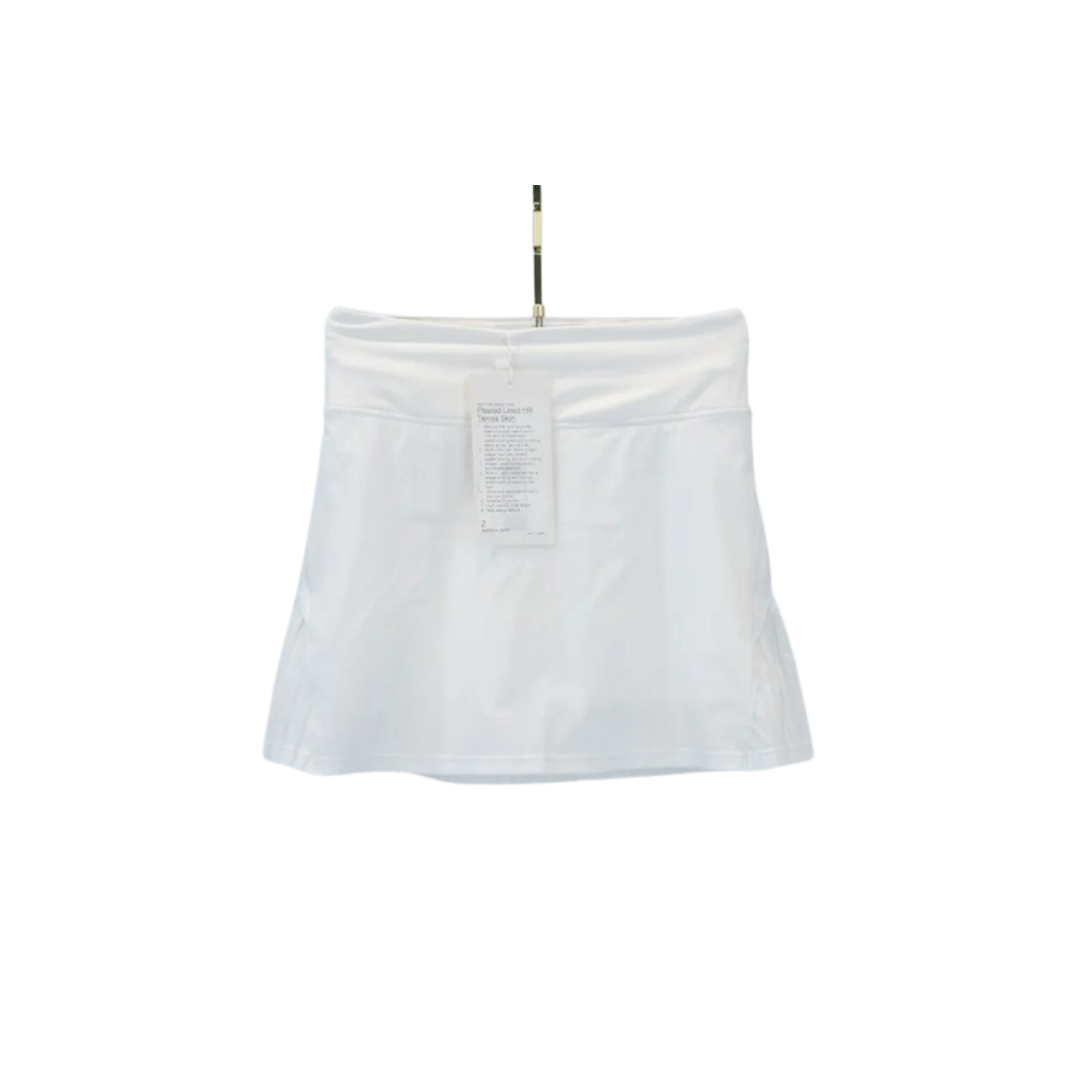 Lulu Lemon 'Linen Pleated' Tennis Skort