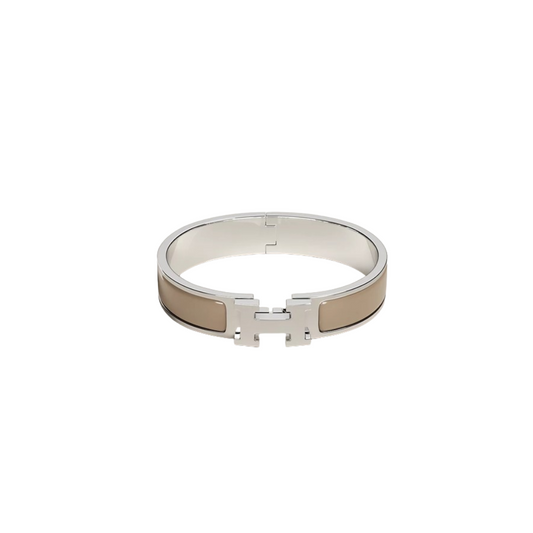 Hermes 'Silver Collection' Clic Bangle