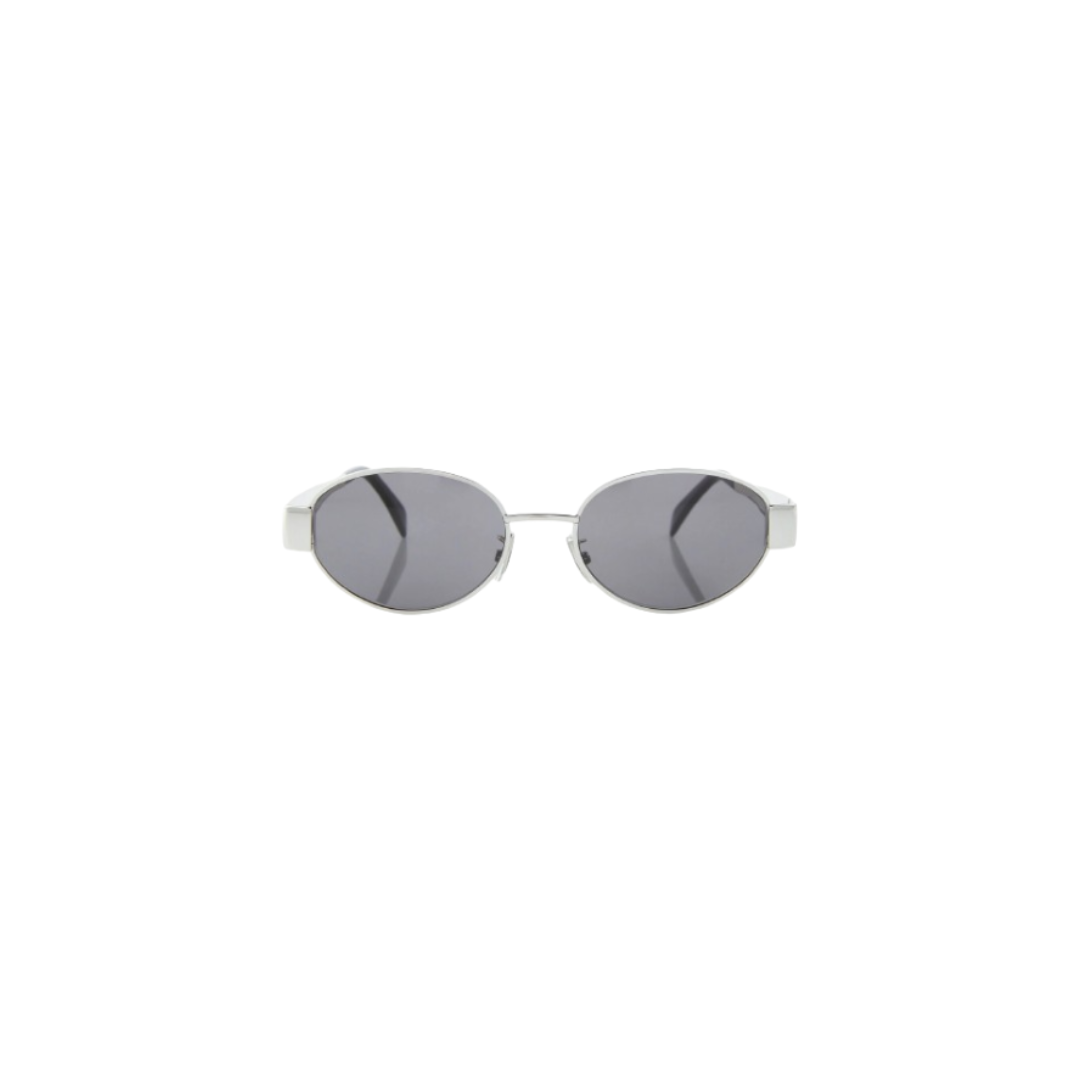 Celine 'Triomphe' Oval Sunglasses