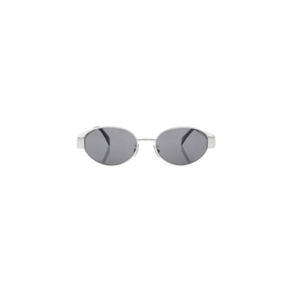 Celine 'Triomphe' Oval Sunglasses