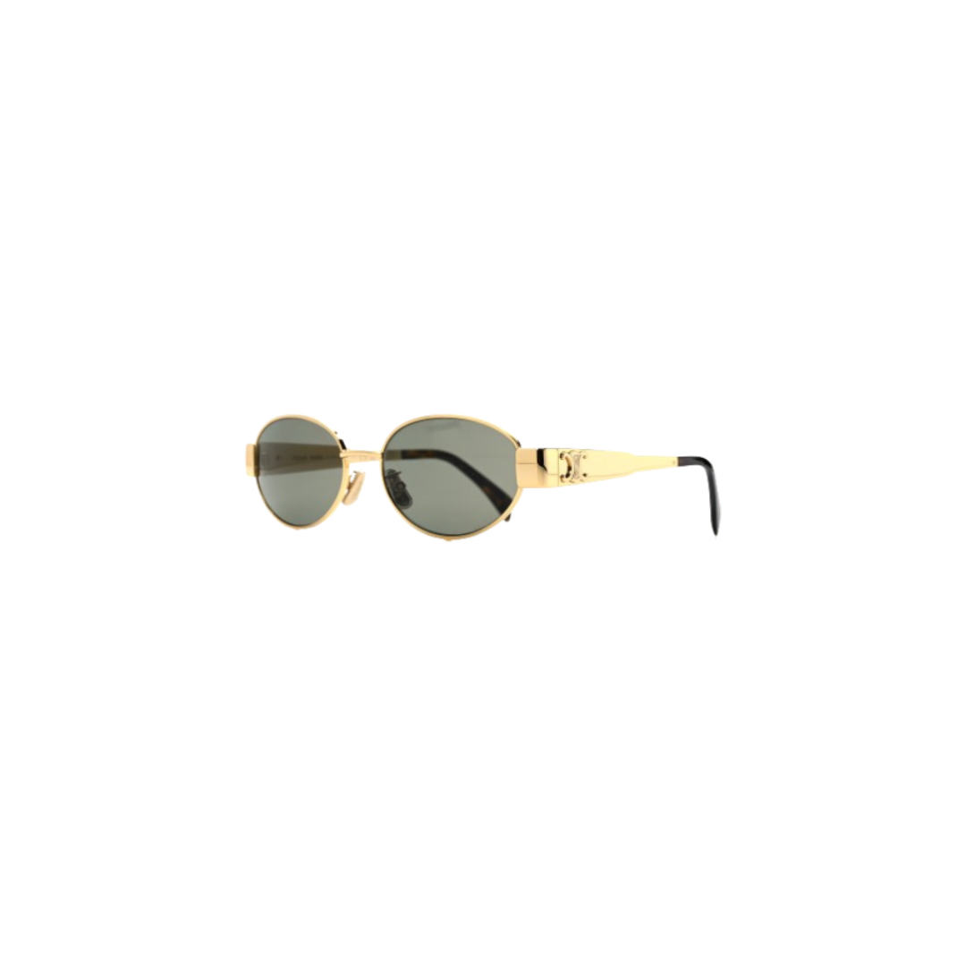 Celine 'Triomphe' Oval Sunglasses