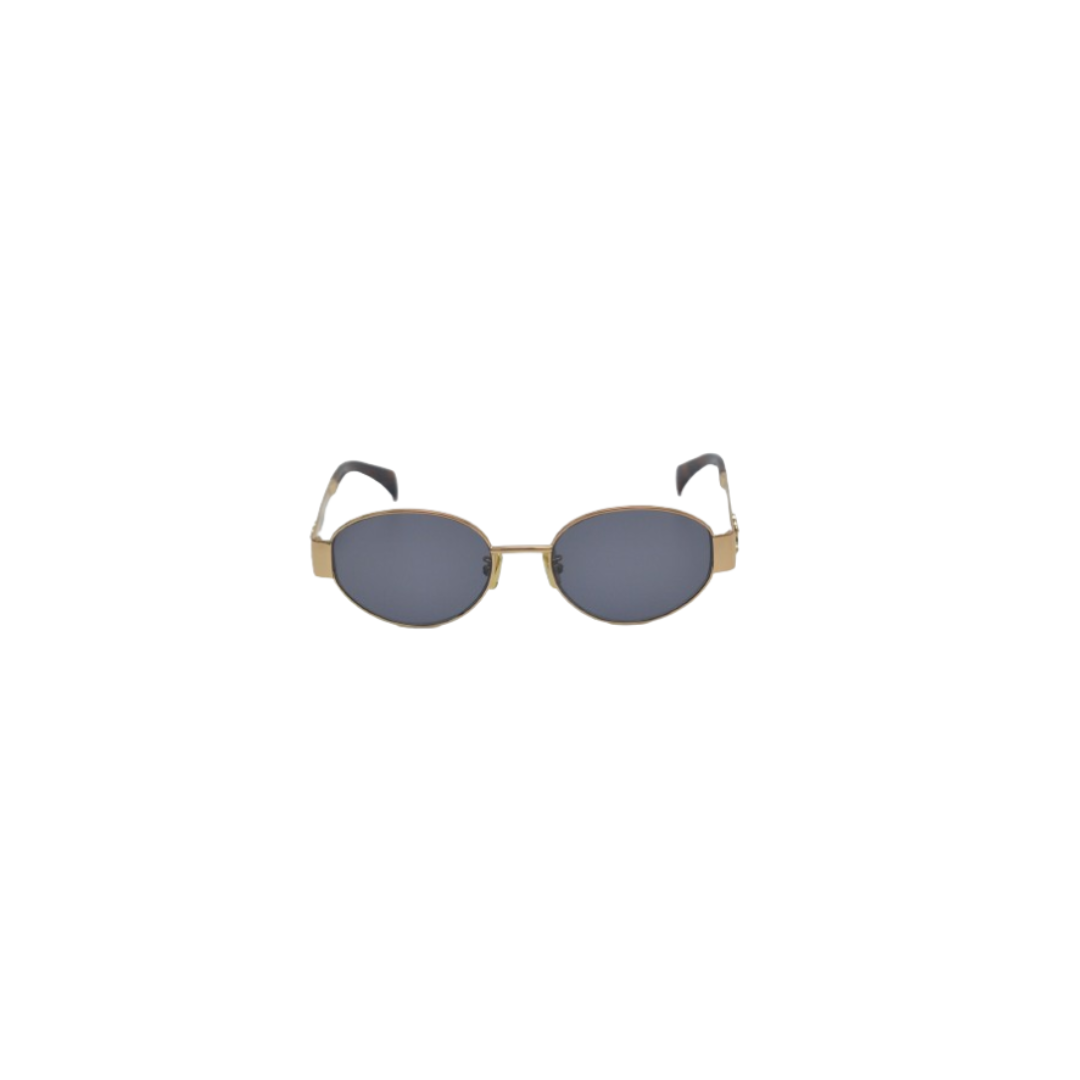 Celine 'Triomphe' Oval Sunglasses