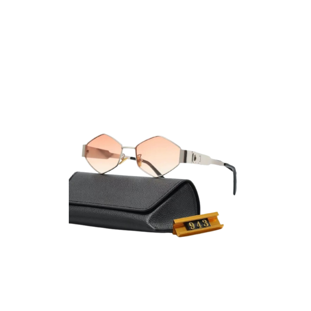 Celine 'Triomphe' Polygon Sunglasses