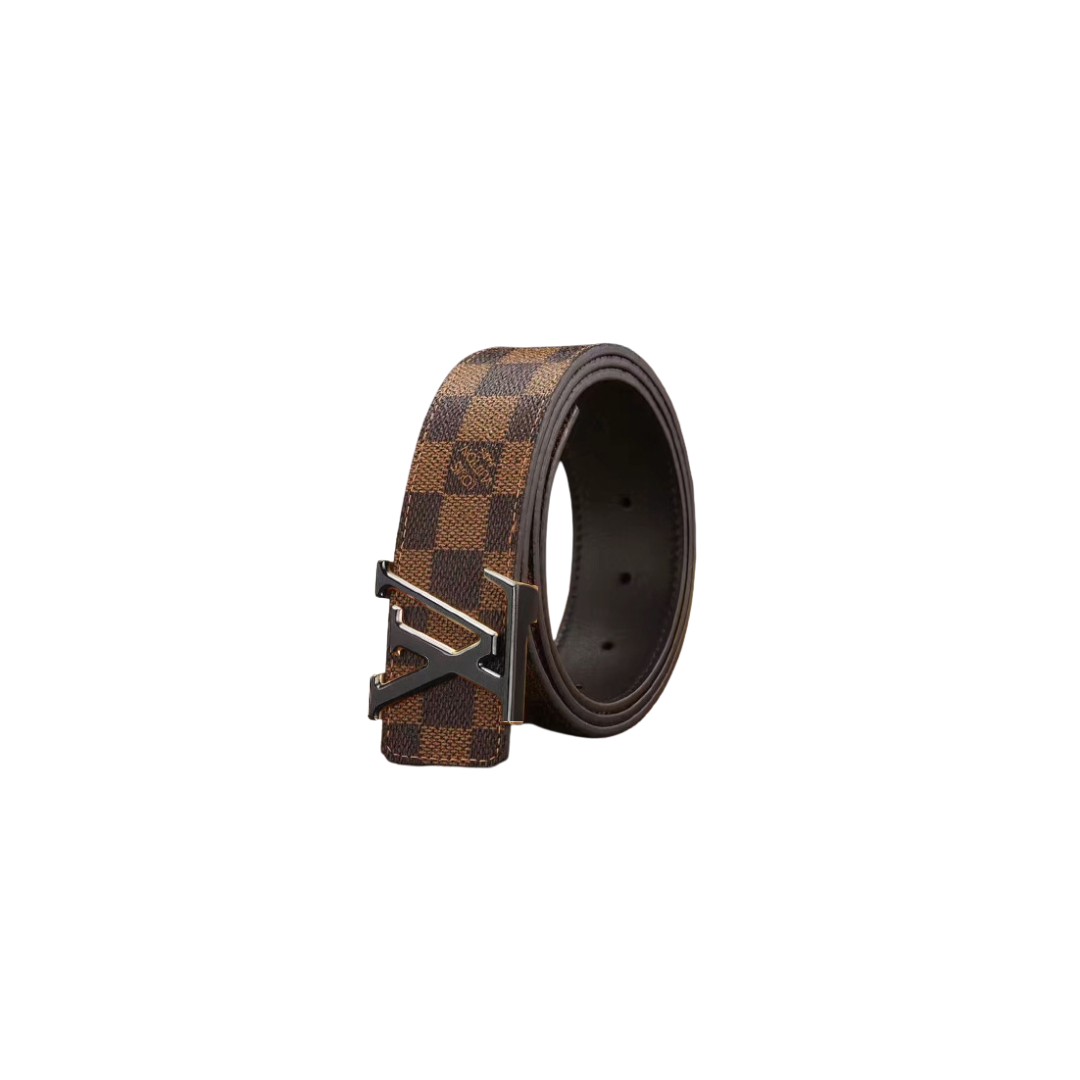 Louis Vuitton 'Brown Gridline Collection' Women Belt