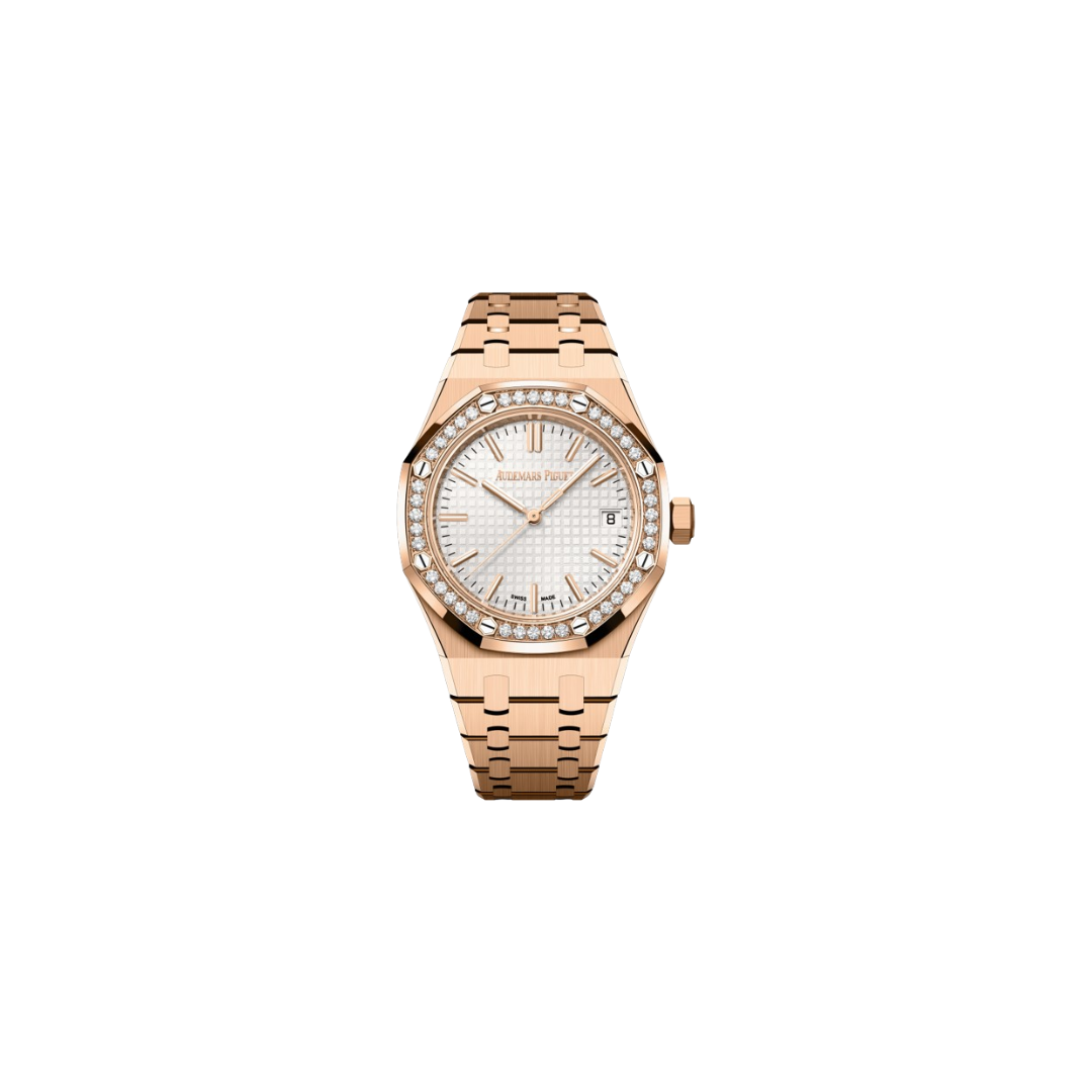 Audemars Piguet 'Pink-Gold Collection' Royal Oak Watch