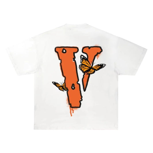 Vlone x Juice WRLD Butterfly Tee Men's