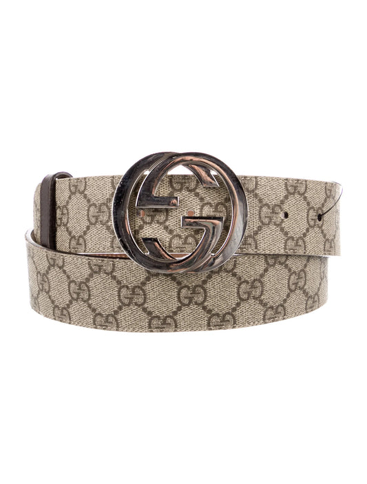 Gucci GG Marmont Wide Belt 'Beige'