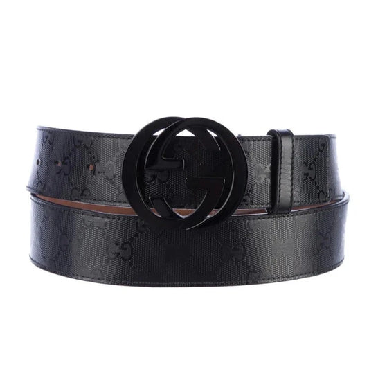 Gucci GG Belt With Double G Black Buckle 'Black'