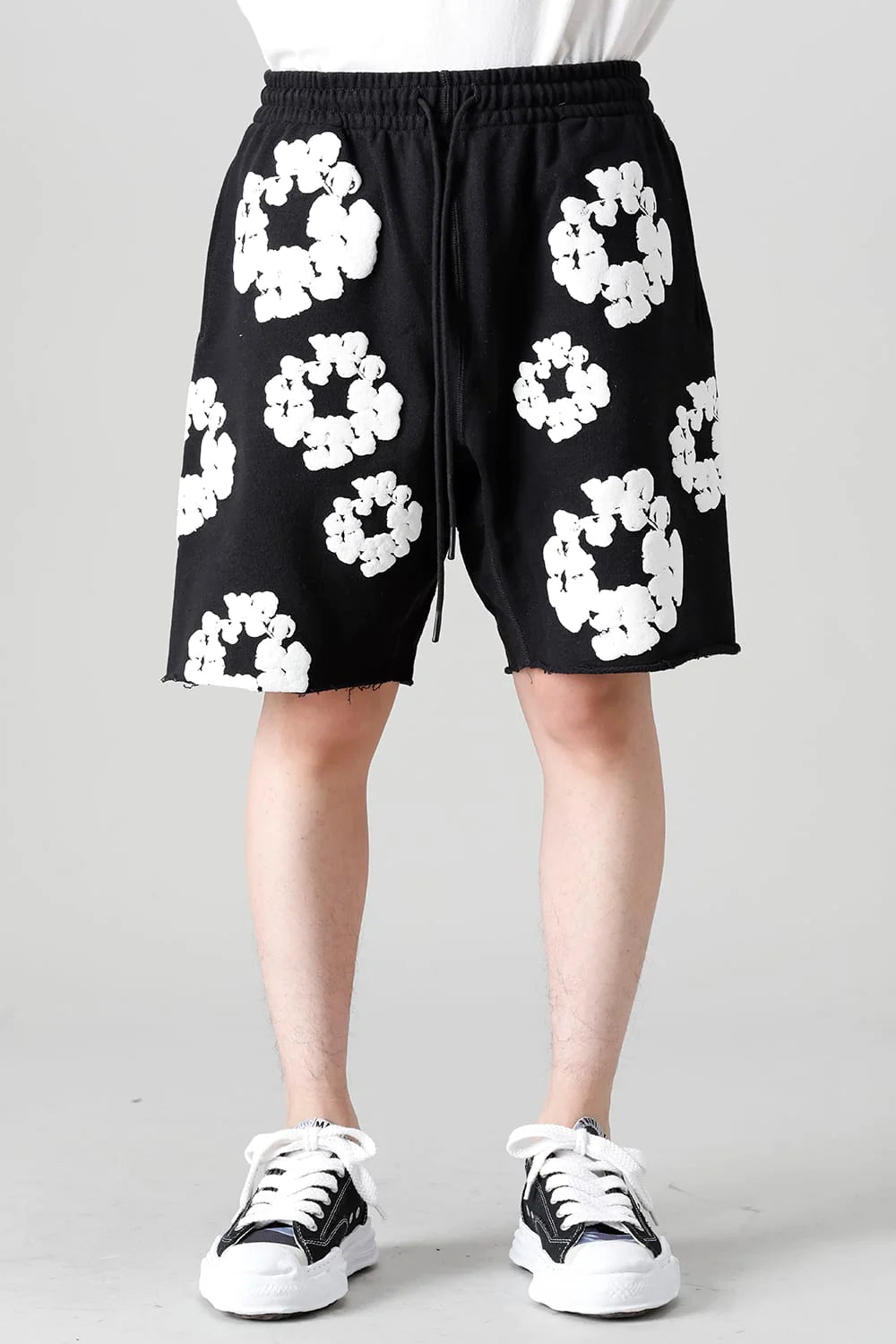 Denim Tears The Cotton Wreath Shorts 'Black'