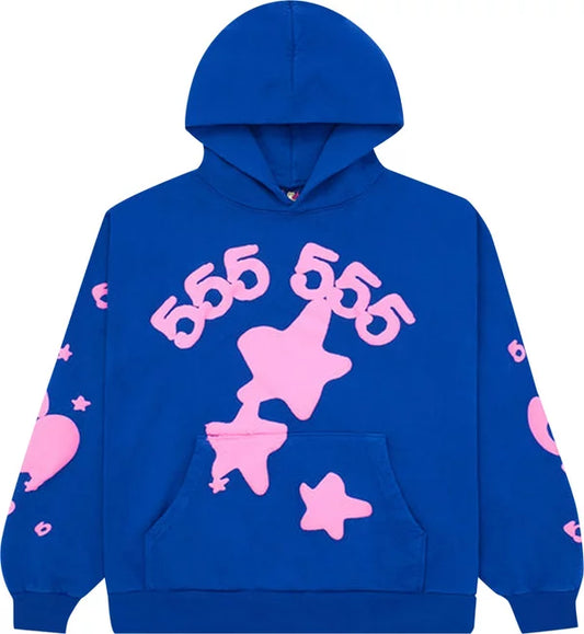 Sp5der Beluga Hoodie 'Blue'