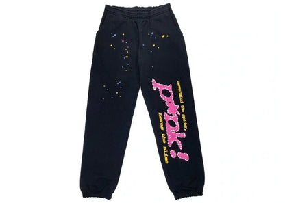 Sp5der P*nk Sweatpants 'Black'