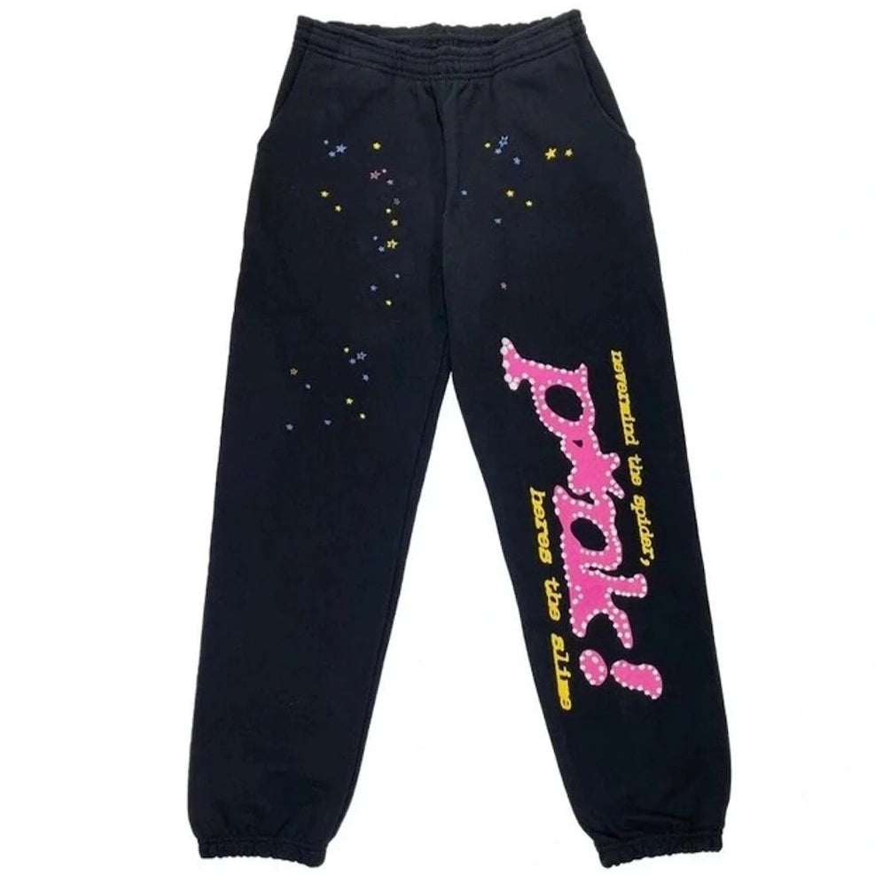 Sp5der P*nk Sweatpants 'Black'